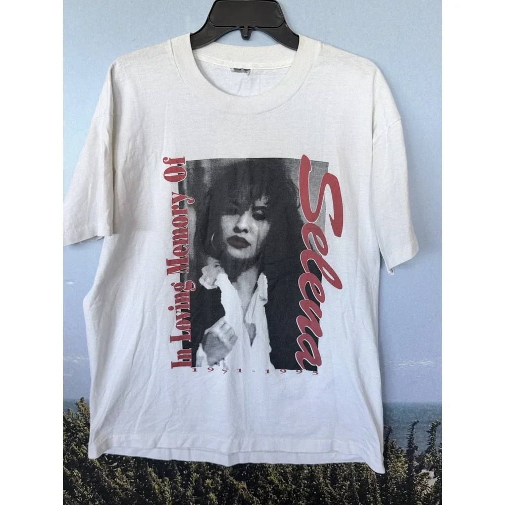Selena Quintanilla In Loving Memory T-Shirt Men's XL Single Stitch 1995 Vintage